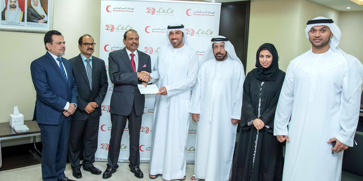 LuLu Group to donate AED10 million to support Emirates Red Crescent programmes over 10 years